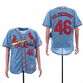 Cardinals 46 Paul Goldschmidt Light Blue Flexbase Jersey Sguo,baseball caps,new era cap wholesale,wholesale hats